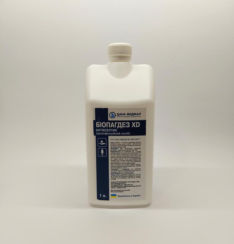 Антисептик " БІОПАГДЕЗ XD "для рук, шкіри, слизових оболонок , флакон , 1л